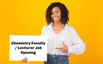 Chemistry Faculty / Lecturer Job Opening With High Salary Chemistry Faculty / Lecturer Job Opening With High Salary