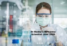 Dr Reddy’s MPharma Scientist Jobs 2020 – Eligibility Criteria