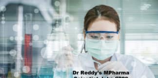 Dr Reddy’s MPharma Scientist Jobs 2020 – Eligibility Criteria