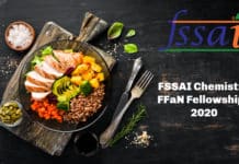 FSSAI Chemistry FFaN Fellowships 2020 - Application Details