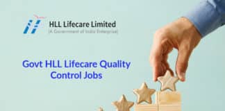 Govt HLL Lifecare Quality Control Jobs - Chemistry & Pharma Apply