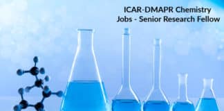 ICAR-DMAPR Chemistry Jobs - Senior Research Fellow