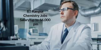 IIT Kanpur Chemistry Jobs - Project Scientist Salary up to 66,000 pm