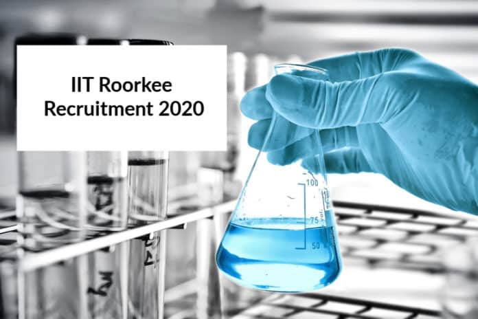 IIT Roorkee Recruitment 2020 - Chemistry JRF Job