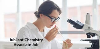 Jubilant Chemistry Associate Job Opening - Apply Now