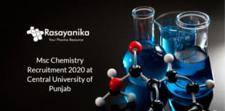 Msc Chemistry Recruitment 2020
