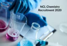 NCL Chemistry Recruitment 2020 - Project Assistant Post