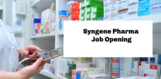 Syngene Associate Scientist Pharma Job Opening 2020