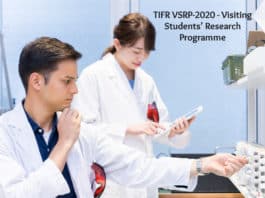 TIFR VSRP-2020 - Visiting Students’ Research Programme