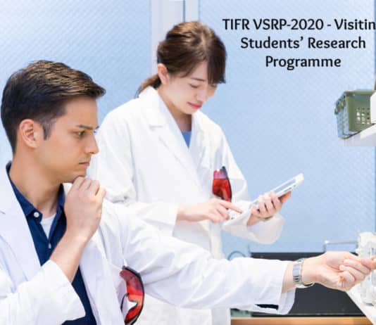 TIFR VSRP-2020 - Visiting Students’ Research Programme