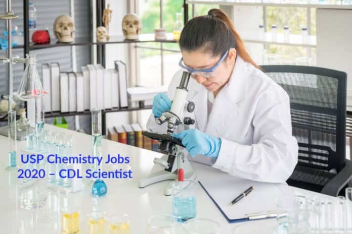 USP Chemistry Jobs 2020 – CDL Scientist Post