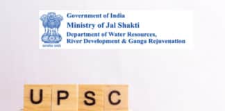 UPSC Ministry of Jal Shakti Msc Chemistry Recruitment 2020
