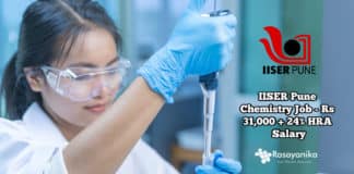 IISER Chemistry Job