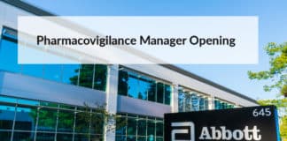 Abbott Pharmacovigilance Manager Opening - Pharma