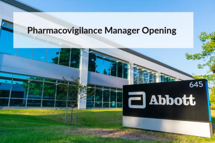 Abbott Pharmacovigilance Manager Opening - Pharma