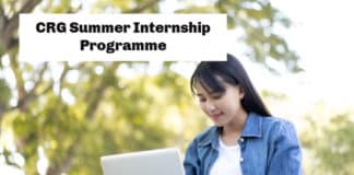 CRG Summer Internship Programme 2020 - Chemistry & Pharma