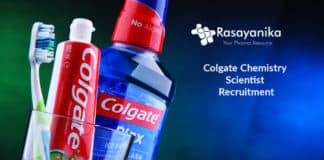 Colgate Chemistry Scientist Recruitment 2020 - Apply Now