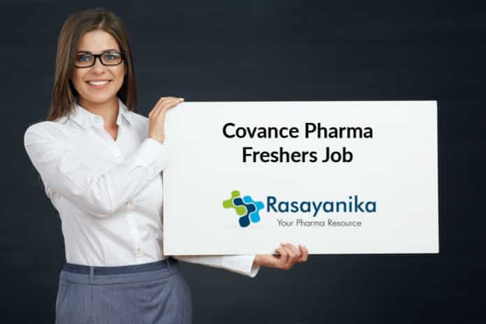 Covance Freshers Job Opening - Pharma Clinical Data Analyst