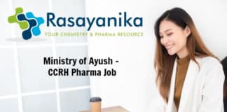 Ministry of Ayush - CCRH Pharma Job - Research Officer Post Salary up to 1.7 Lakh