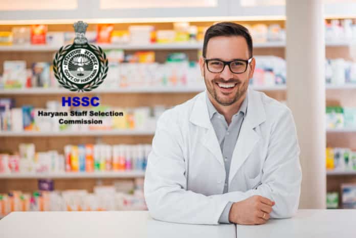 Govt HSSC Pharmacist Job Opening 2020 - Application details