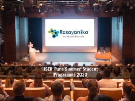 IISER Pune Summer Student Programme 2020 - Chemistry