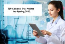 IQVIA Clinical Trial Assistant Job Opening - Pharma