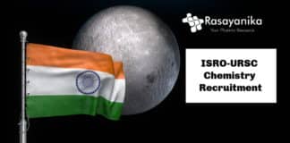 ISRO-URSC Chemistry Recruitment