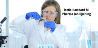 Jamia Hamdard Pharma Jobs – Junior Research Fellow