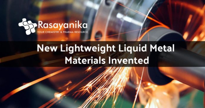 Lightweight Liquid Metal Materials