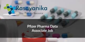 Pfizer Pharma Data Associate Job Opening - Apply Online