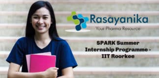 SPARK Summer Internship Programme - IIT Roorkee With Stipned 2500/per week