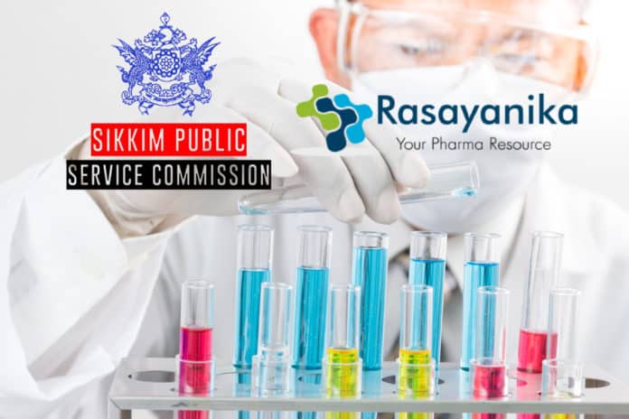 Govt Chemistry & Pharma Scientific Officer - Sikkim Public Service Commission