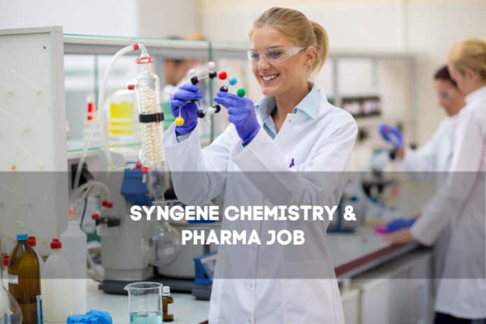 Syngene Chemistry & Pharma Job Opening 2020