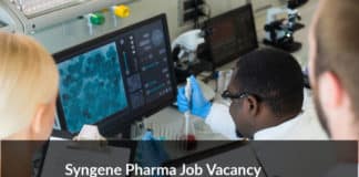 Syngene Pharma Recruitment 2020 - Sr Research Associate