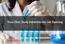 Teva Clinic Study Administrator Job Opening - Apply Now