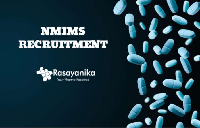 NMIMS Pharma Recruitment 2020