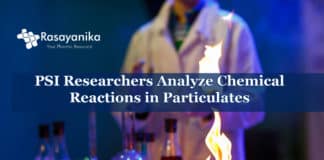 Analyzing chemical reactions in particulates