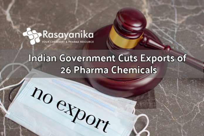 Export of Pharma Chemicals Cut