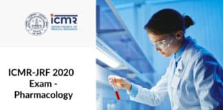 ICMR-JRF 2020 Exam - Pharmacology ICMR Junior Research Fellowship