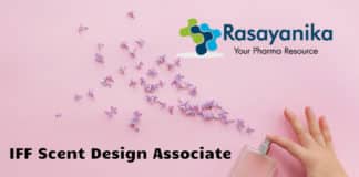 IFF Scent Design Associate - BSc Chemistry Job Vacancy