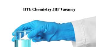 IITG Chemistry JRF Vacancy 2020 - Application Details