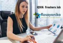 IQVIA Pharma Freshers Job Opening 2020 - Apply Now