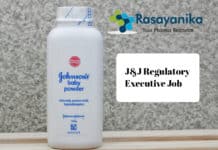 J&J Regulatory Executive Job Vacancy - Pharma & Chemistry