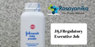 J&J Regulatory Executive Job Vacancy - Pharma & Chemistry