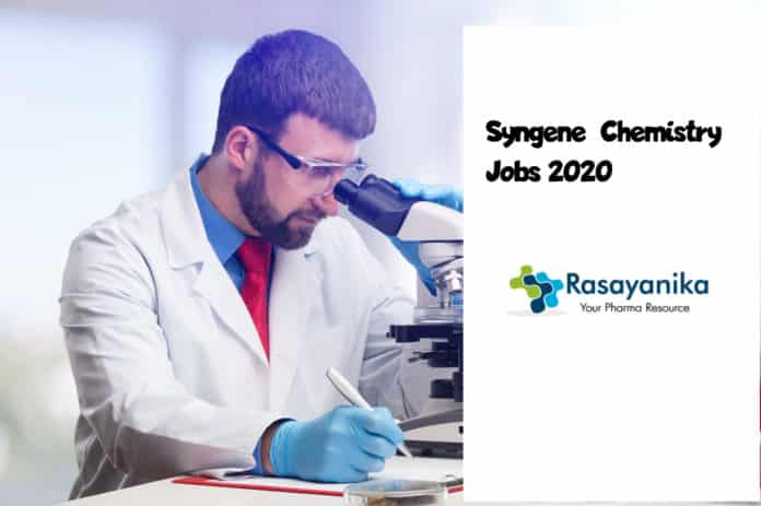 Syngene Chemistry Purchase Executive Post Vacancy - Apply