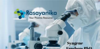 Add subSyngene Freshers PhD Pharmaceutics Job Vacancy - Apply Online