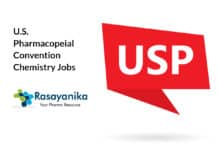 U.S. Pharmacopeial Convention USP Chemistry Jobs 2020 – RSL Scientist Post