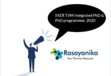 IISER TVM Integrated PhD and PhD programmes Announced 2020