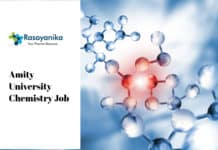 MSc Chemistry Candidates Recruitment @ Amity University