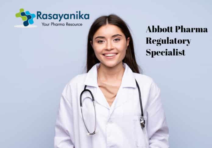 Abbott Pharma Regulatory Specialist
